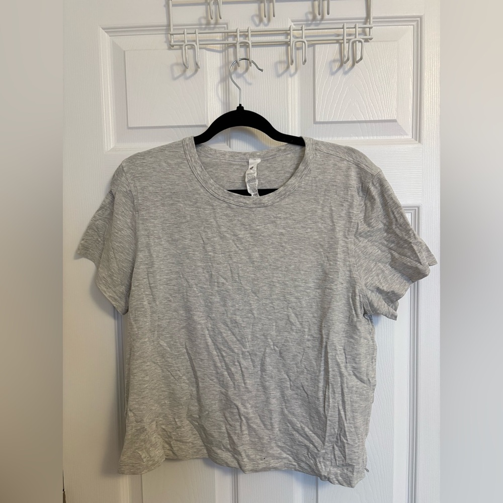 Lululemon Athletica Heather Gray Tee